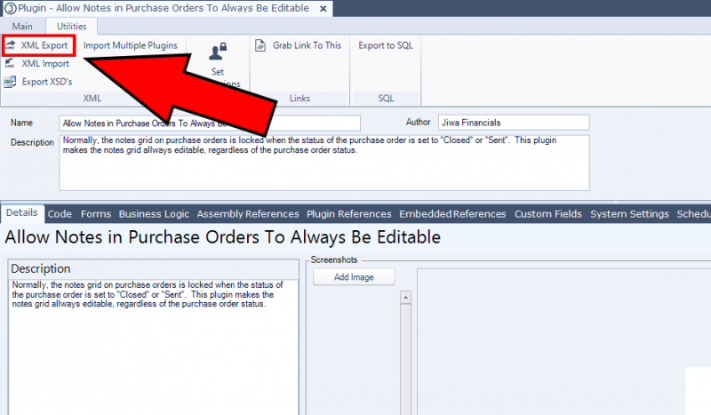 Plugin - Export to XML.png